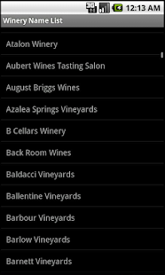 Napa Valley Winery Finder Screenshots 2