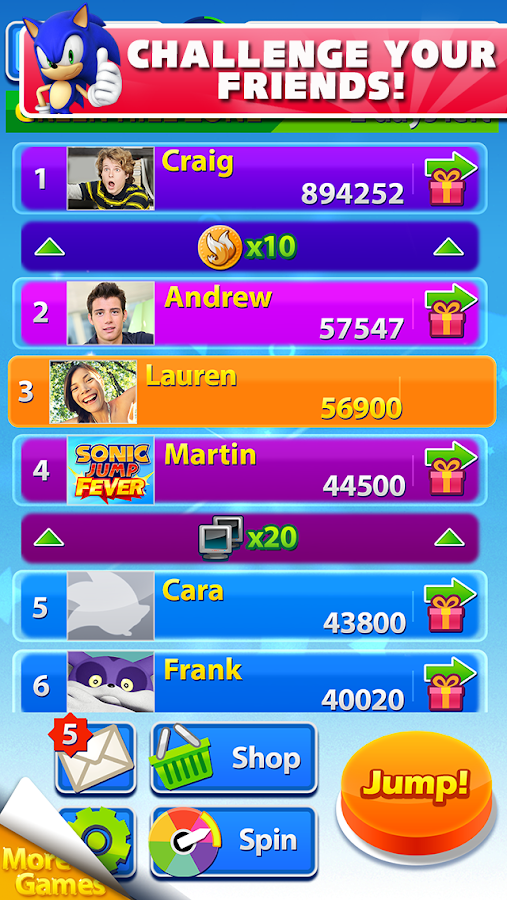 Sonic Jump Fever - screenshot