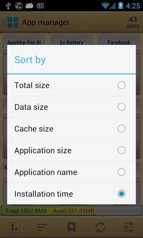 AppMgr III Android