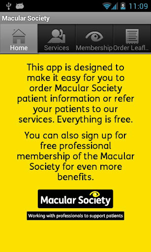 【免費程式庫與試用程式App】Macular Society-APP點子