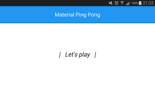 Material Ping Pong