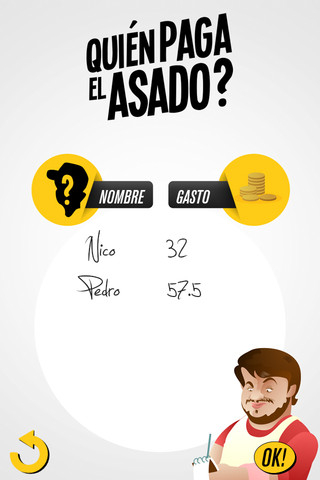 ¿Quién paga el asado? Screen 3