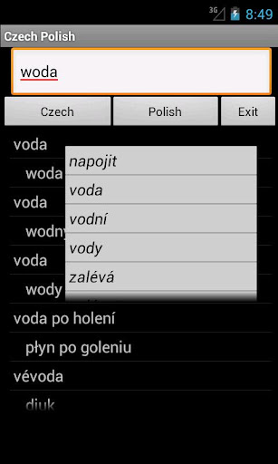 Czech Polish Dictionary