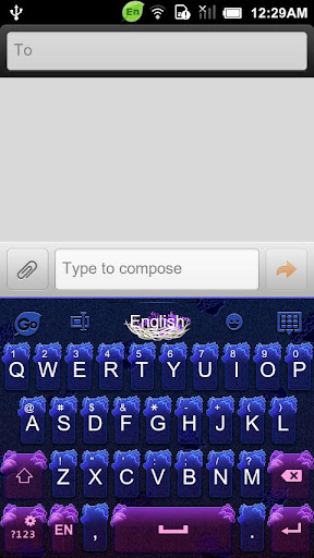 GO Keyboard M.sylvatica theme