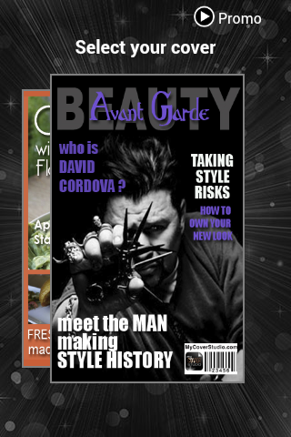 My Cover Studio Screen 2