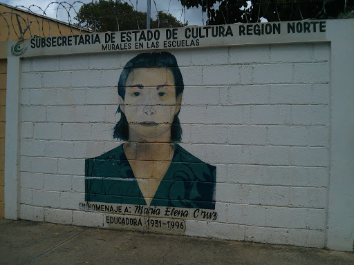 Mural Homenaje Maria Elena Cruz