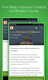 Innovation Course Training poster 1