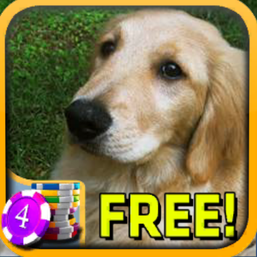 3D Golden Retriever Slots LOGO-APP點子