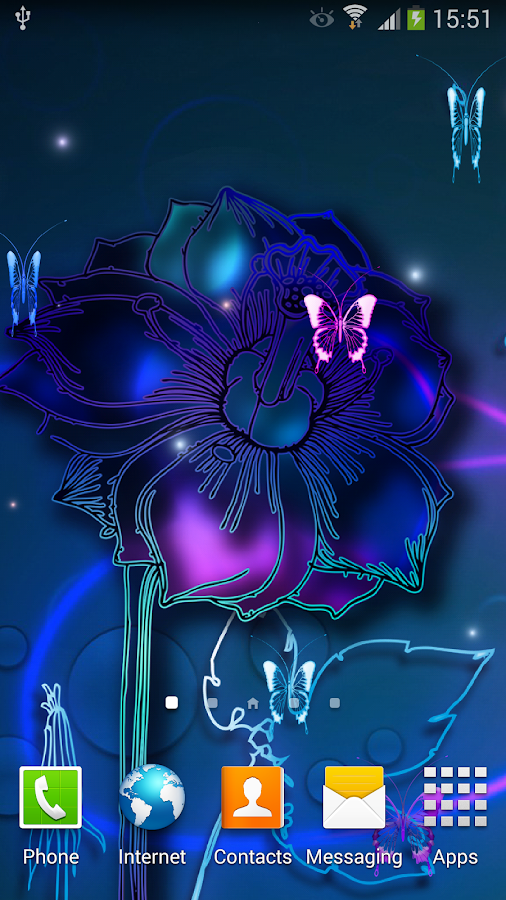 Neon Butterfly Live Wallpaper Android Apps on Google Play