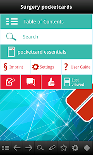 Surgery pocketcards - screenshot thumbnail