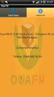 Dua FM iLahi Radyosu APK 螢幕截圖圖片 #2