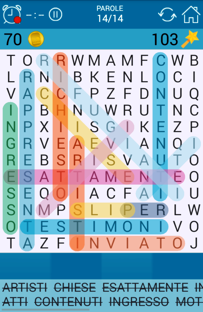 Android application Word Search screenshort