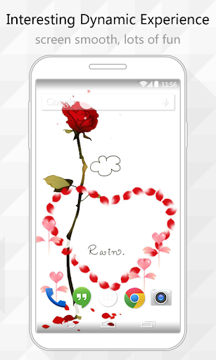 【免費個人化App】Rose Heart Live Wallpaper-APP點子