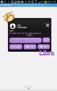 GO SMS - Libra Scales Screenshots 2