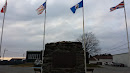 Flagpoles and Monument