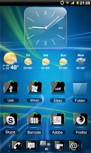 ADW Theme Crystal Black HD - screenshot thumbnail