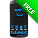 Simple Blue GO Launcher Theme icon
