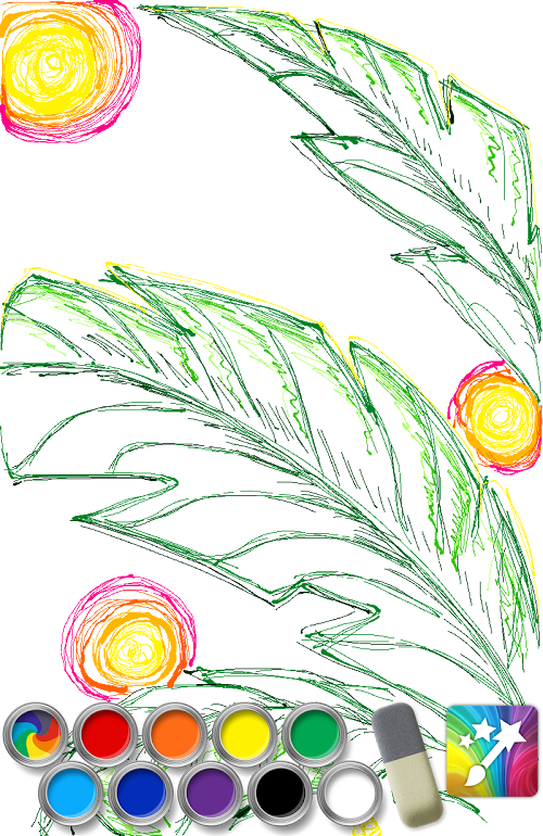 Android application PaintUp Kids screenshort