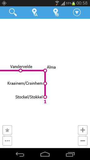 Brussels Metro Map