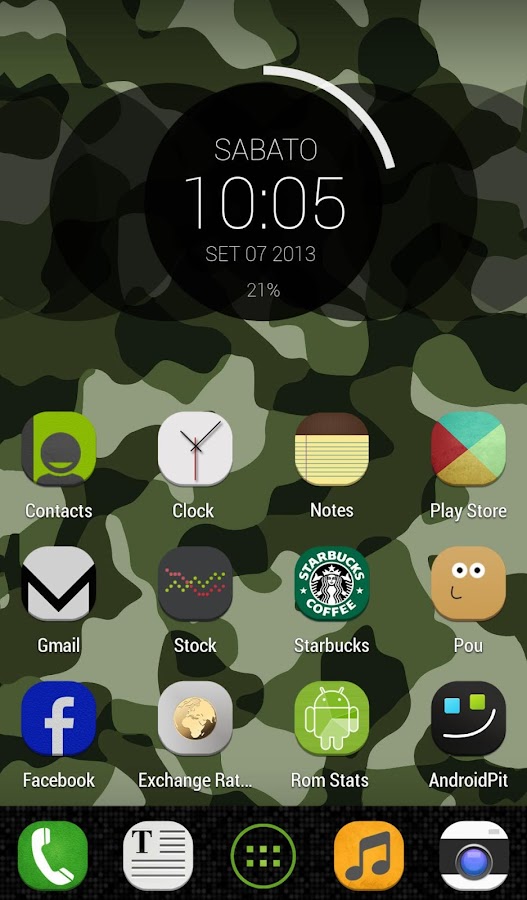 STOCK UI TEMA ICON APEX NOVA - Screenshot