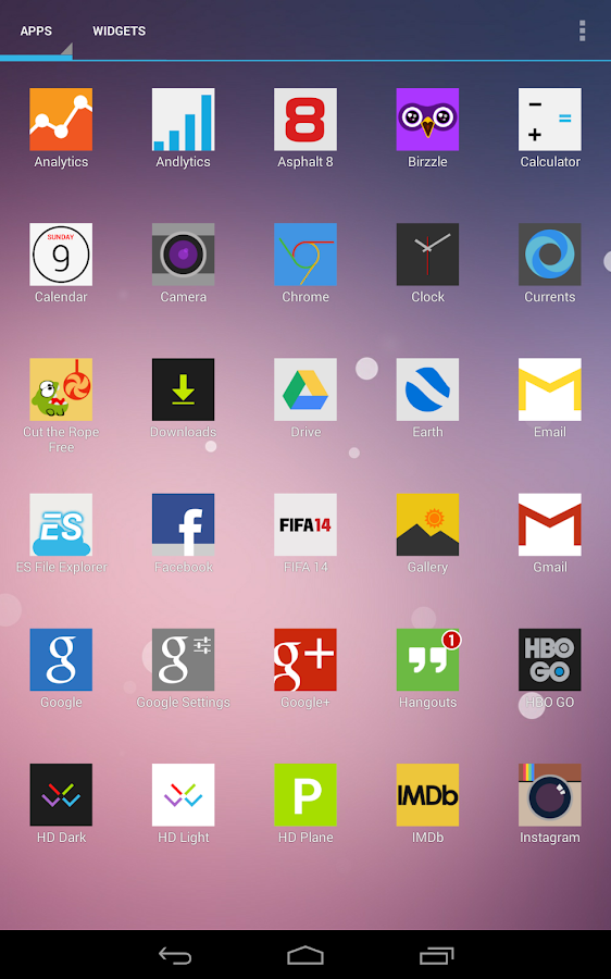 Rifon Apex/Nova/GO/ADW Theme - screenshot