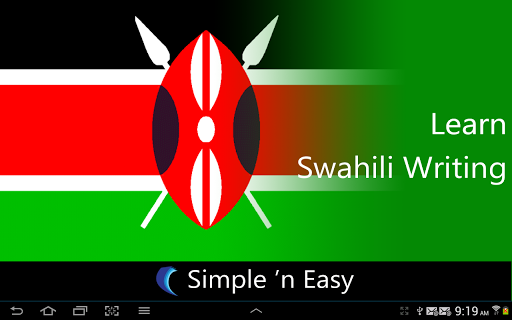 Learn Swahili Writing