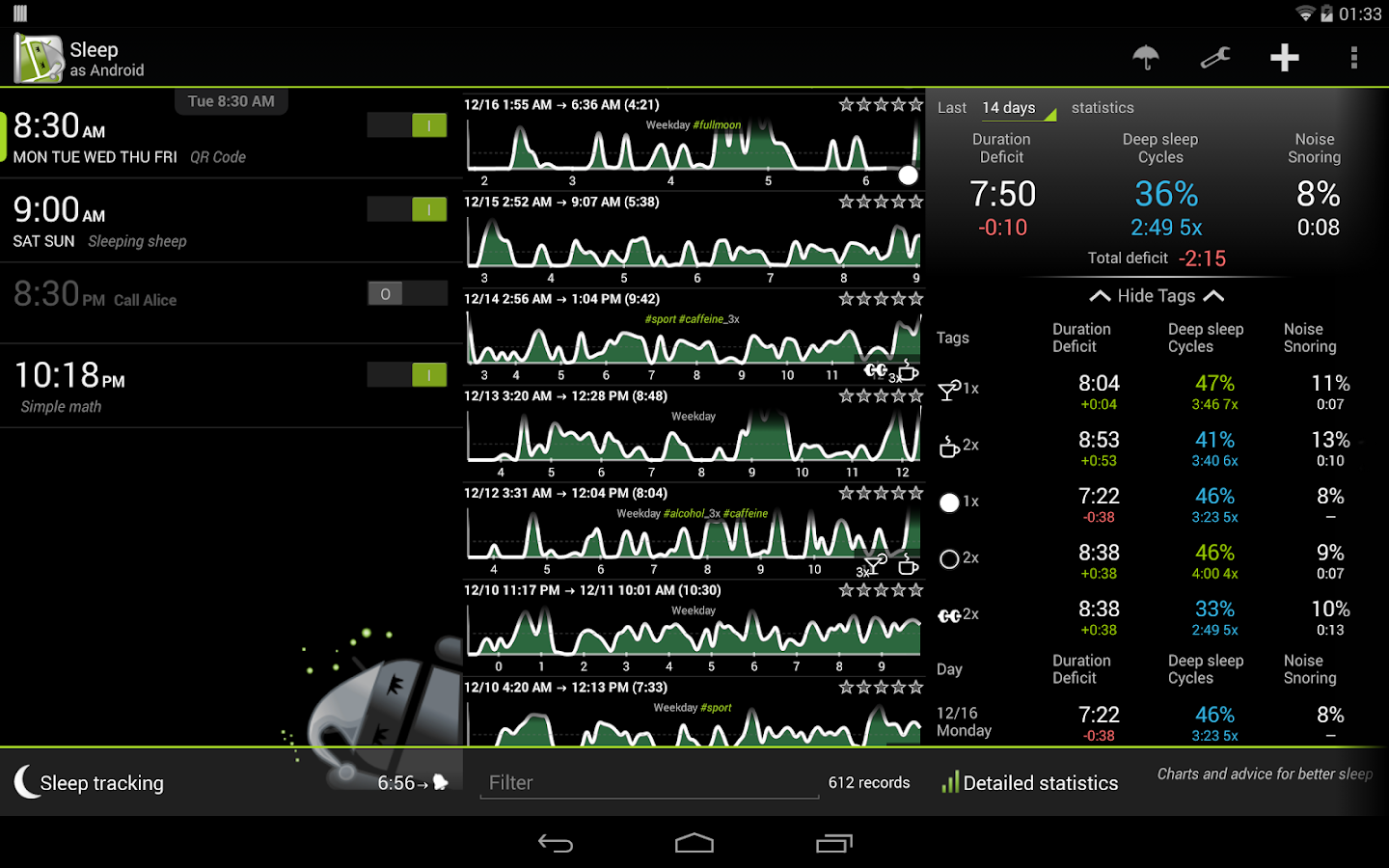 Sleep as Android - screenshot