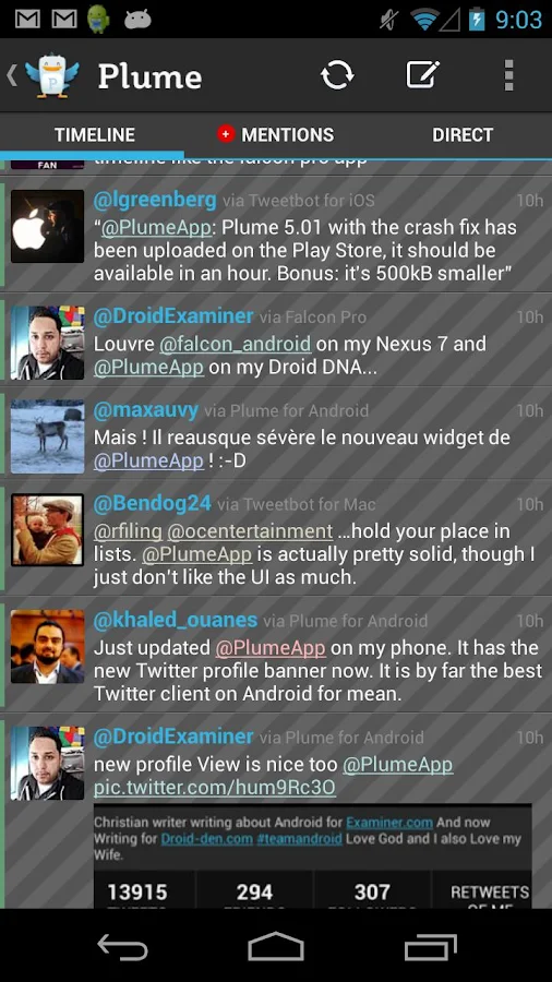    Plume Premium for Twitter- screenshot  