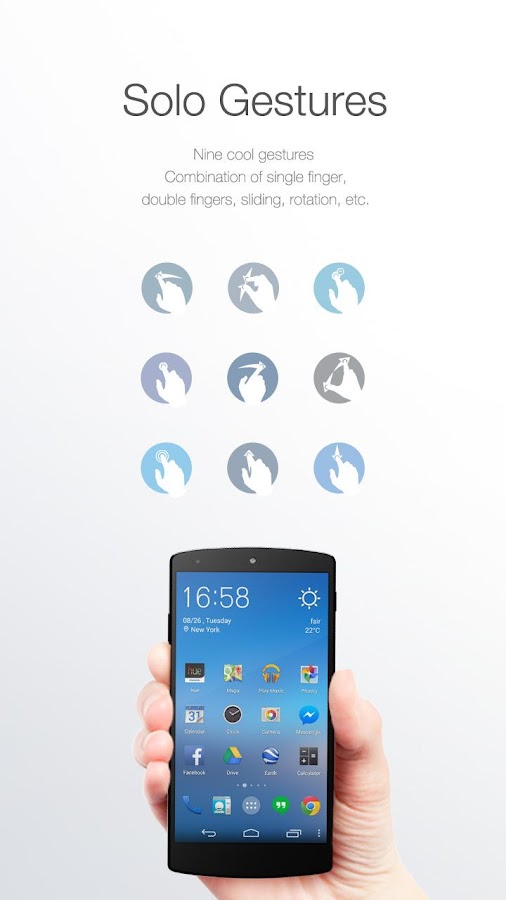 Solo Launcher - Swift & Smart - screenshot