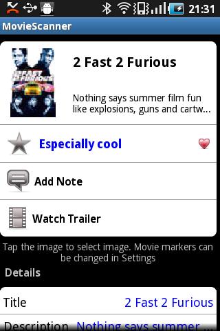 MovieScanner Screen 3
