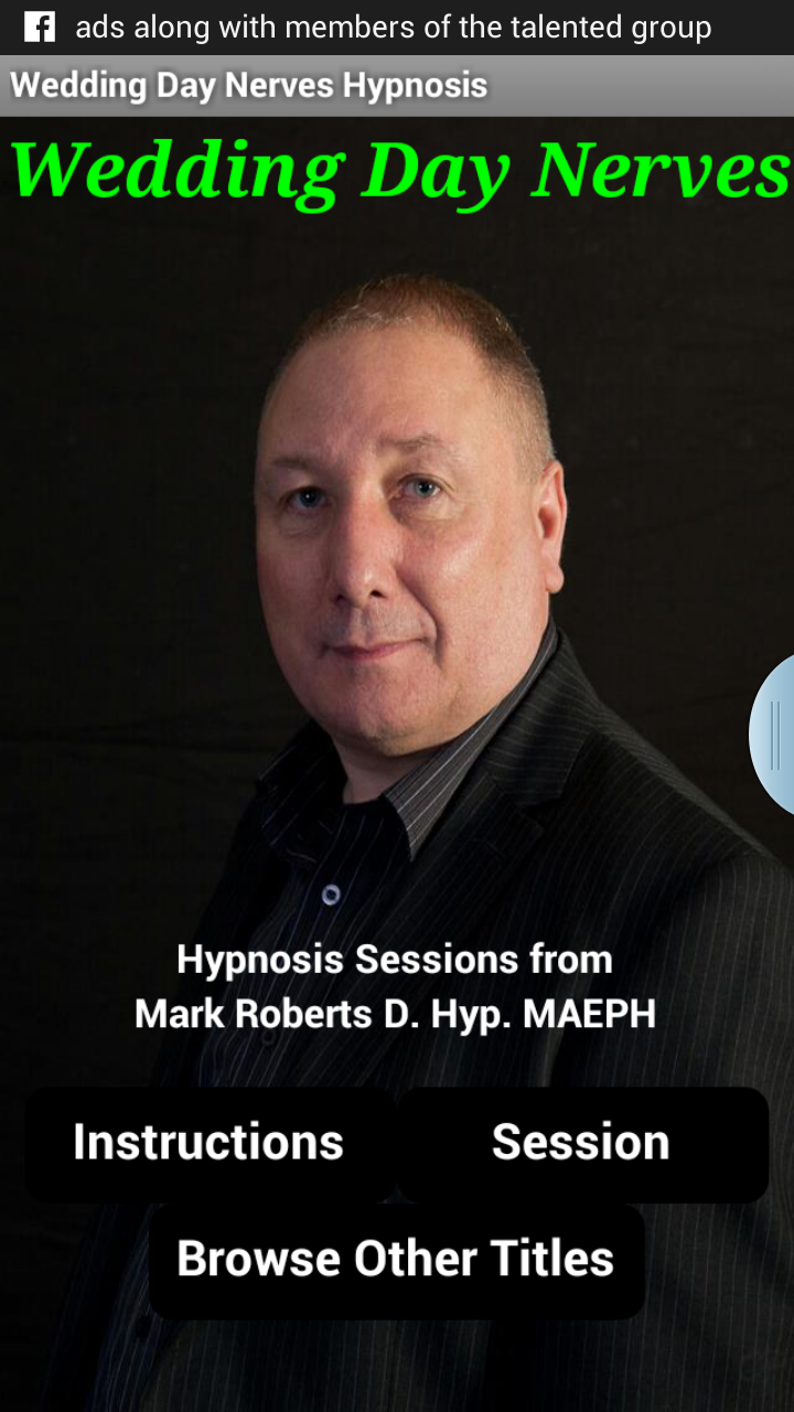 Wedding Day Nerves Hypnosis Screen 1