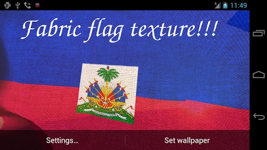 3D Haiti Flag Live Wallpaper Screenshots 7