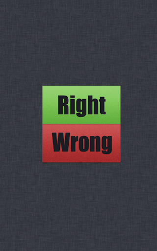 Right Wrong Top Free Word Game