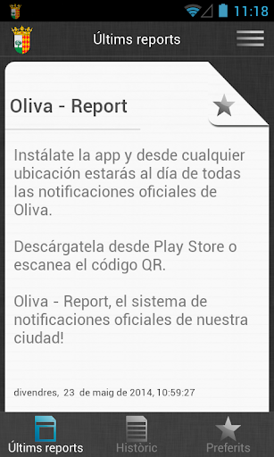 Oliva - Report