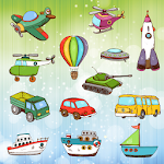 Vehicles and Cars Coloring Kid Apk