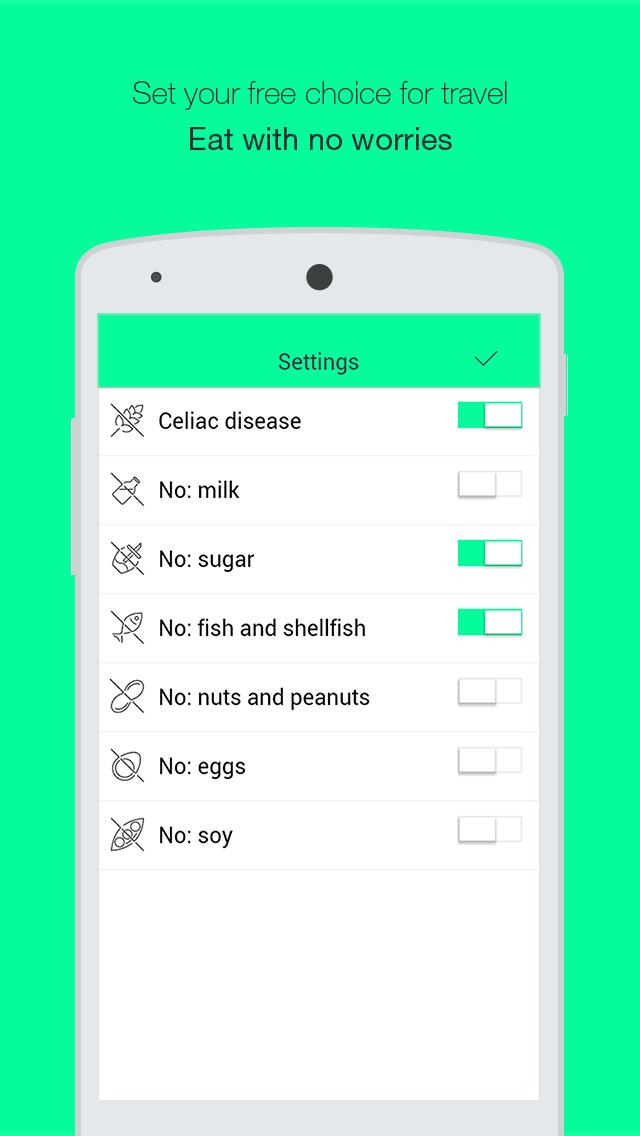Safe Gluten Free Travel Screen 2
