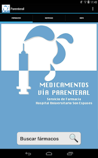 Medicamentos vía parenteral