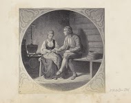 Fotoreproductie van (vermoedelijk) een prent naar een schilderij van Adolph Tidemand