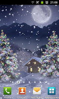 Winter Snow Xmas LWP Free APK 스크린샷 이미지 #11