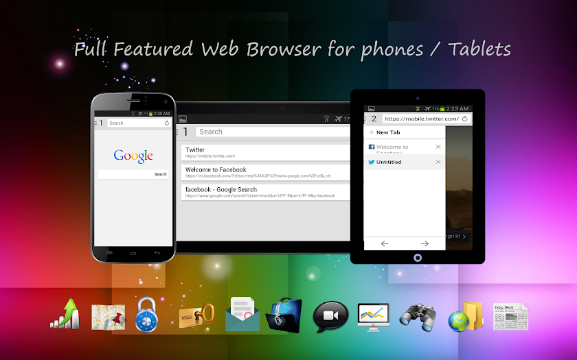 Shark Browser Screen 1