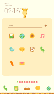 Download giraffe toby dodol theme APK for PC