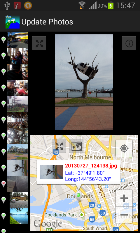 Android application Photo GPS Full screenshort