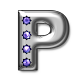 Bling-bling P Monogram