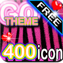 Pink Zebra Theme for Launcher icon