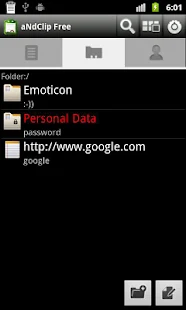 aNdClip Free - Clipboard ext - - screenshot thumbnail