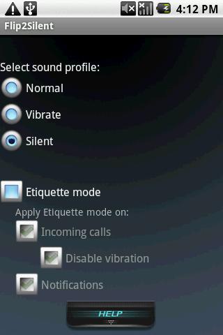 Flip2Silent Screen 2
