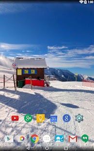download Panorama Wallpaper:Snowy Mntns free