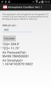Free Standard Atmospheric Condition APK