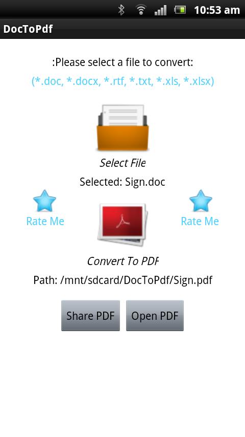 Doc To Pdf Pro Screen 3