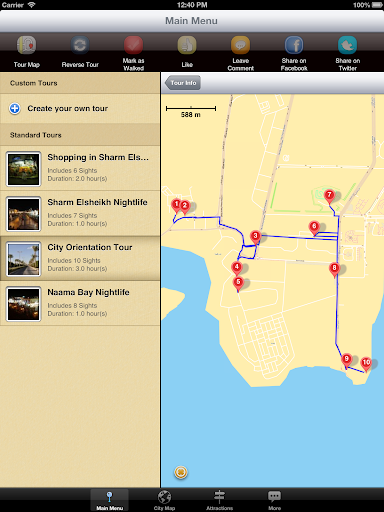 【免費旅遊App】Sharm Elsheikh Map and Walks-APP點子